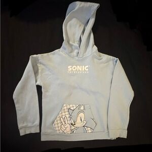 Kids Sonic the Hedgehog XL light Blue Hoodie